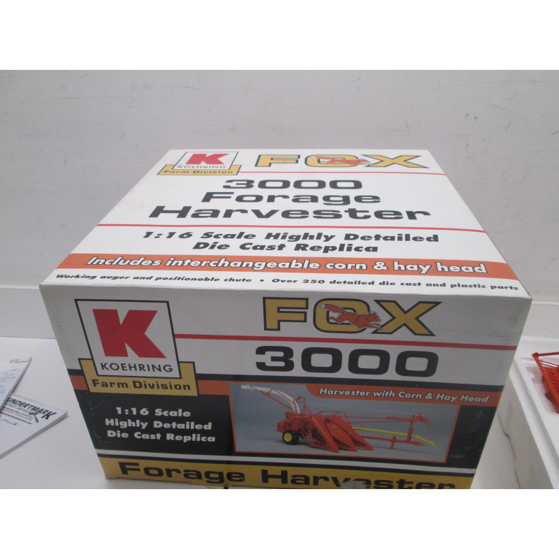 FOX 3000 FORAGE HARVESTER, NIB - Old Toy Box